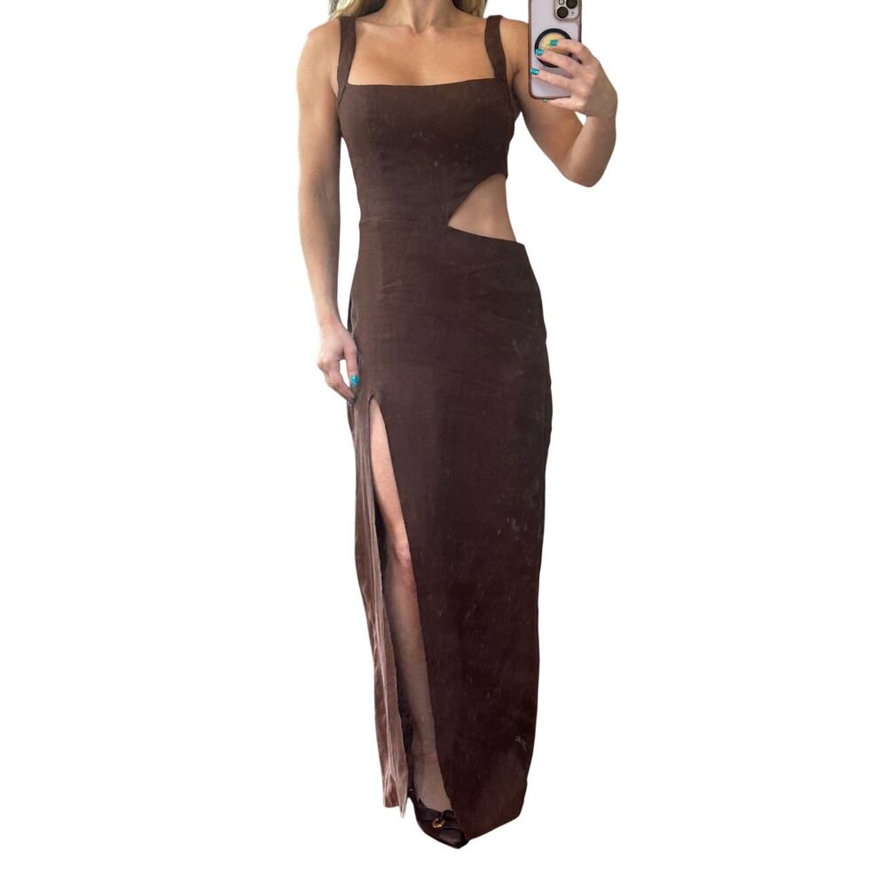 Reformation Satori Linen Midi Dress – NWT